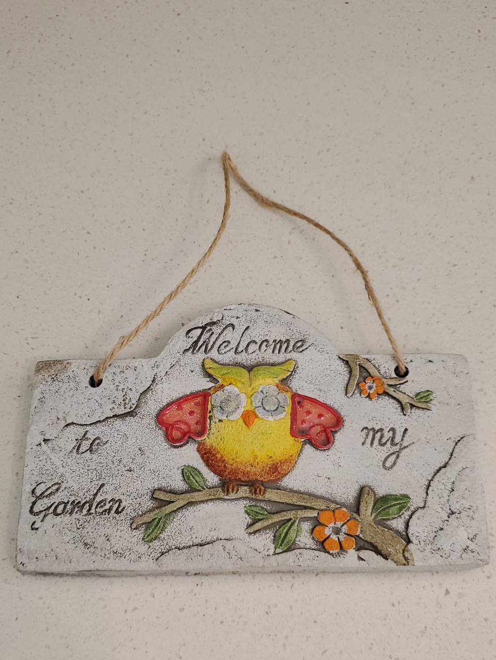 Owl Garden Plaque